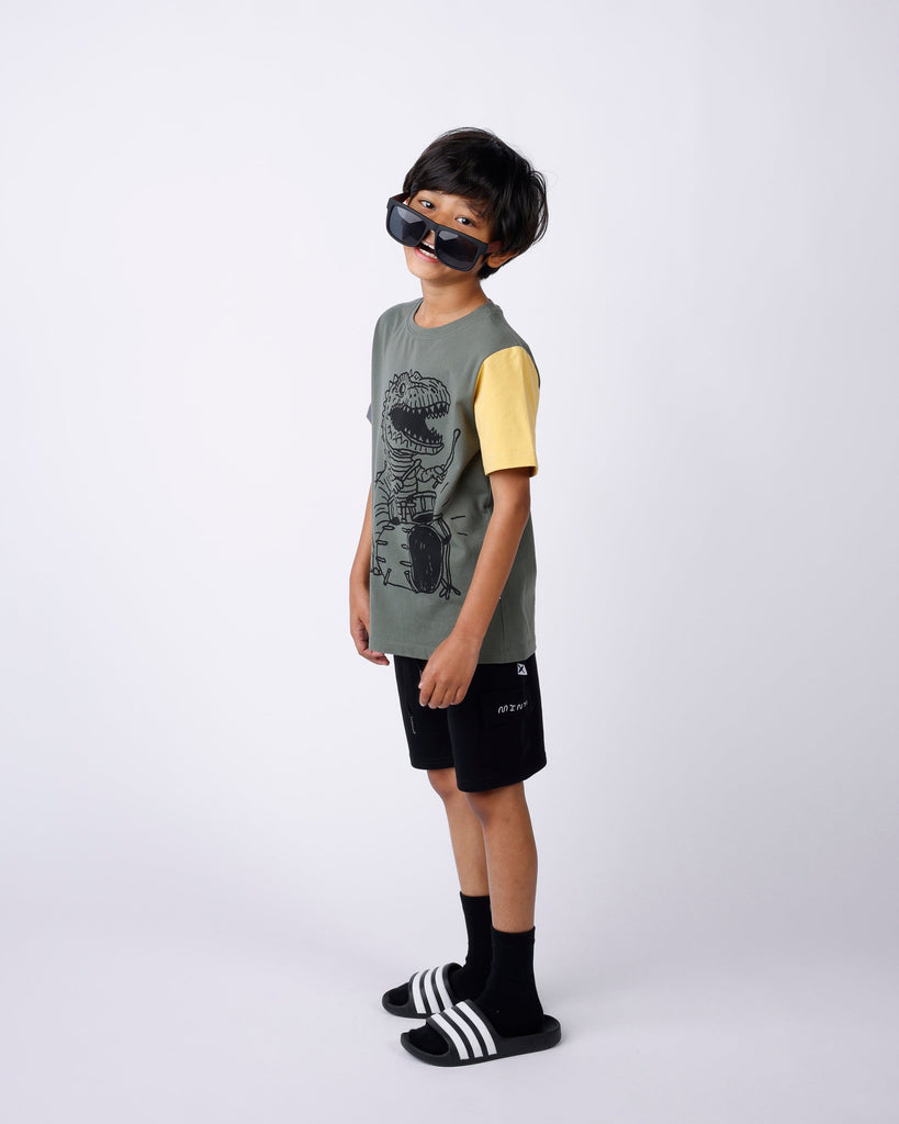Minti Dino Drummer Tee