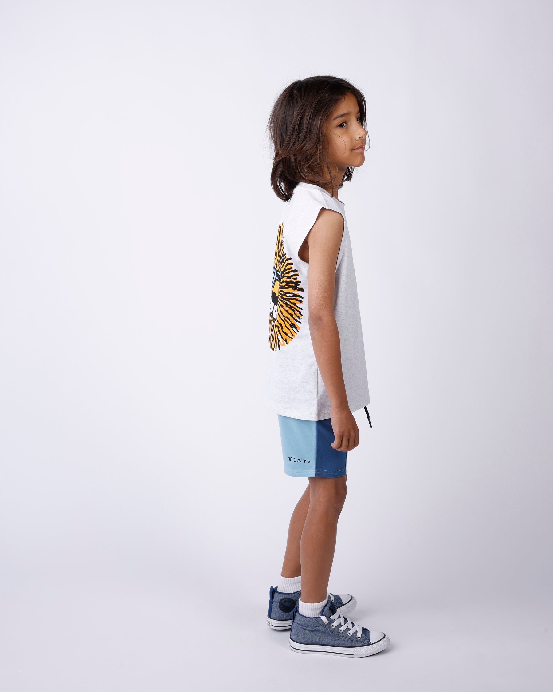 Minti Messy Lion Sleeveless Tee
