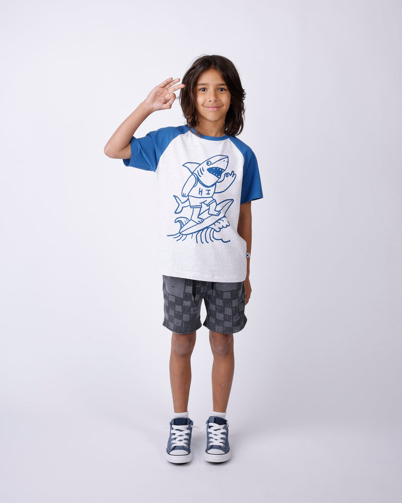 Minti Sketchy Grid Short