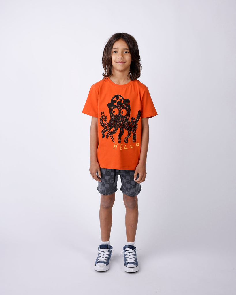 Minti Sketchy Grid Short