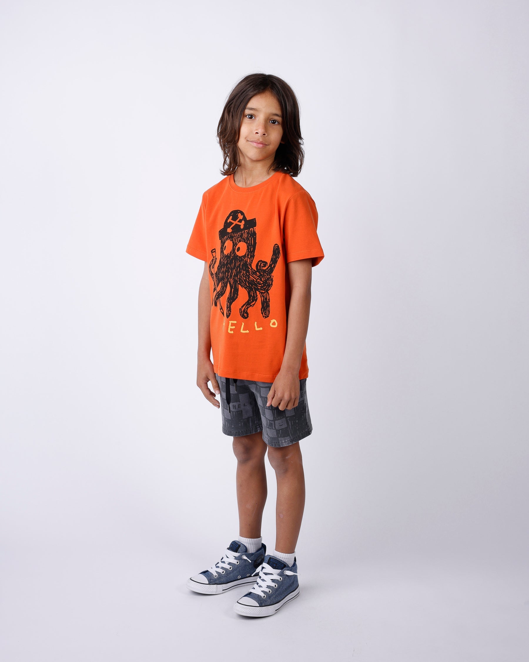 Minti Sketchy Grid Short