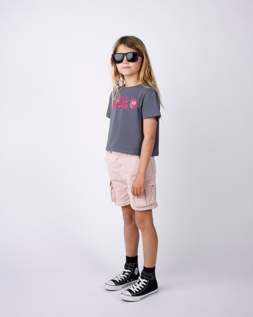 Minti Hello Monsters Cropped Tee