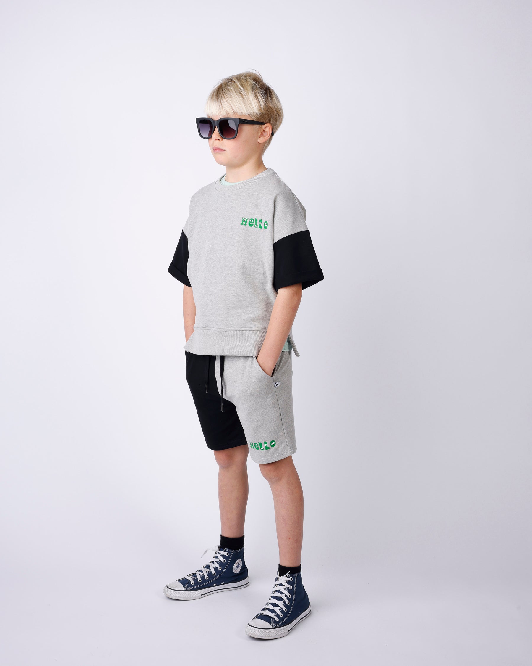 Minti Mismatch Short Sleeve Crew