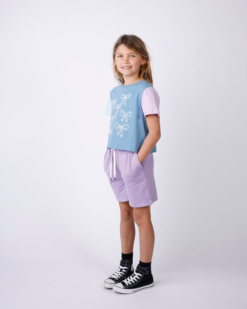 Minti Lots Of Bows Cropped Tee