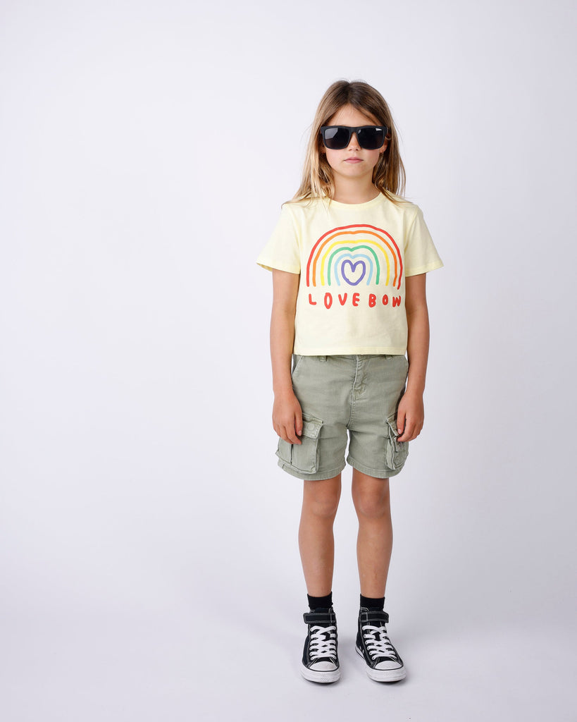 Minti Love-Bow Cropped Tee