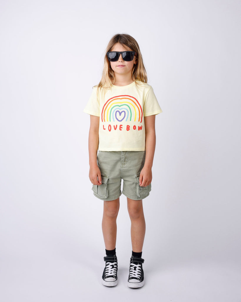Minti Love-Bow Cropped Tee