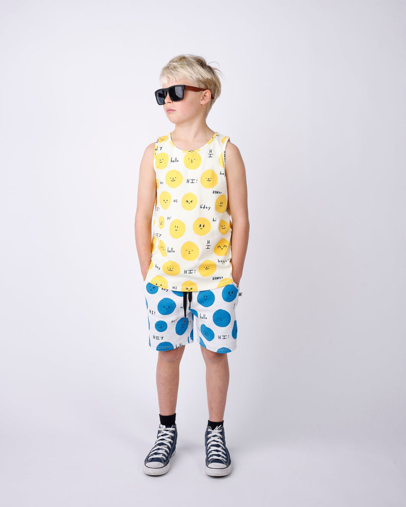 Minti Hello Faces Singlet