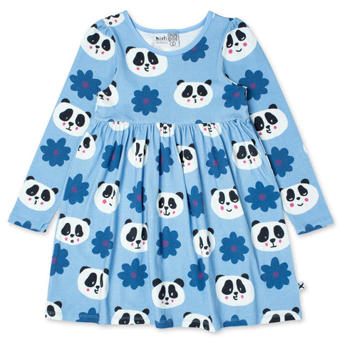 Minti Flowers And Pandas Dress