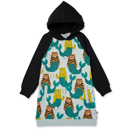 Minti Mer-Cats Furry Hoodie Dress